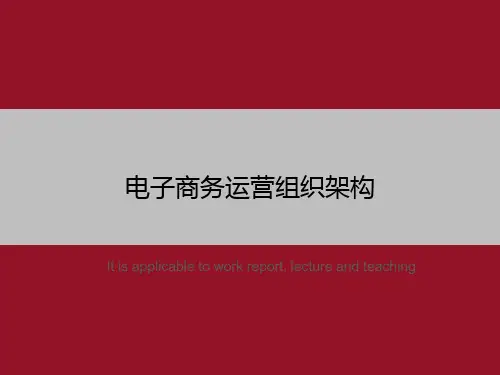 电子商务运营组织架构