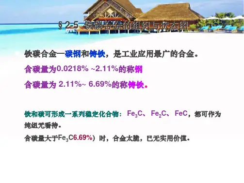 铁碳合金的相图的详细讲解精品PPT课件