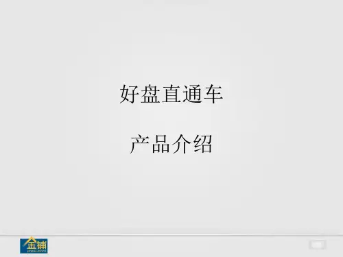 安居客金铺网好租好盘直通车运营方案(PPT31张)