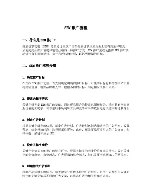 sem推广流程