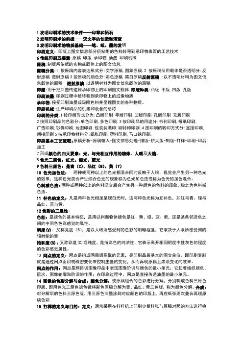 印刷概论