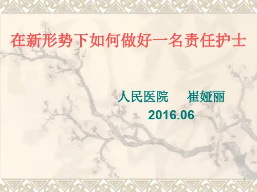 如何做好一名责任护士ppt课件