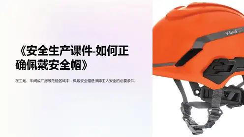 《安全生产课件-如何正确佩戴安全帽》