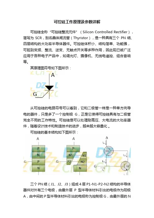 可控硅工作原理及参数详解