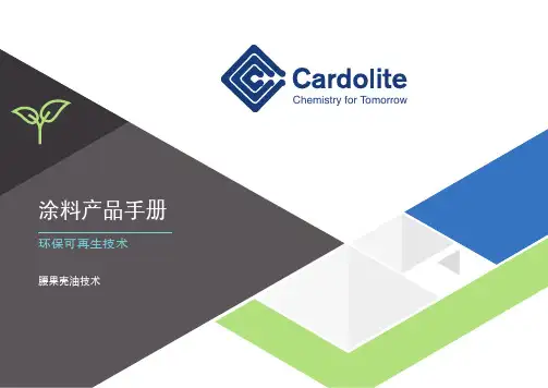 卡德莱涂料产品手册说明书