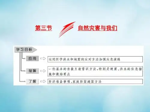 2019高中地理第四章防灾与减灾第三节自然灾害与我们课件湘教版选修5
