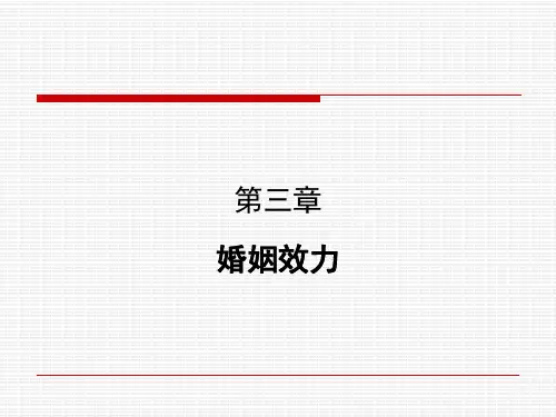 婚姻家庭法讲座课件3