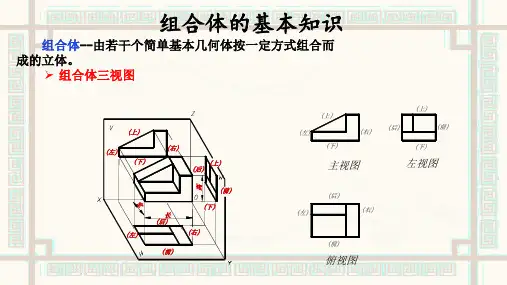 画法几何与土木工程制图 第7章 组合体视图