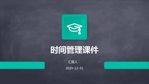 时间管理课件ppt