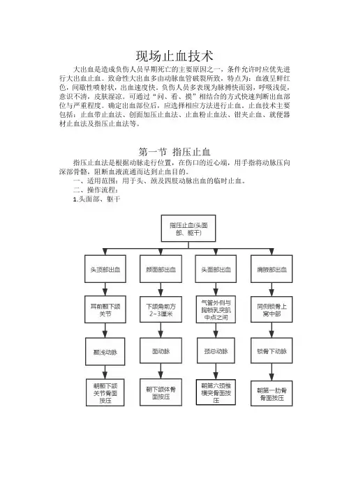 现场止血技术