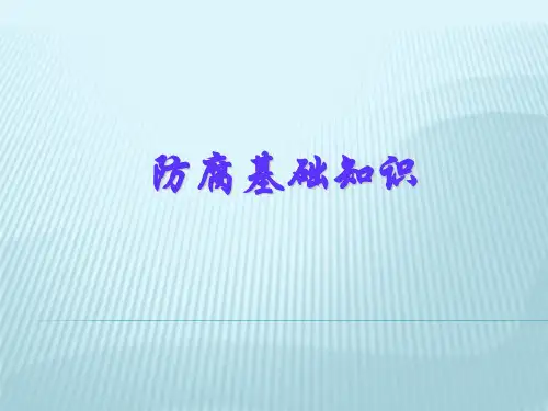 防腐基础知识