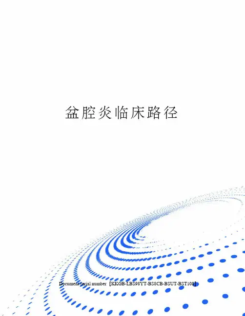 盆腔炎临床路径