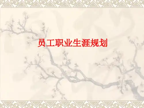 员工职业生涯规划ppt课件