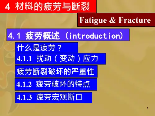 材料的疲劳与断裂ppt课件