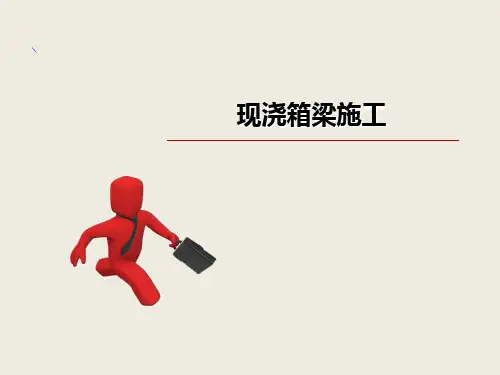 现浇箱梁施工ppt