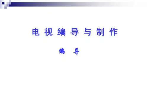 电视编导10-2