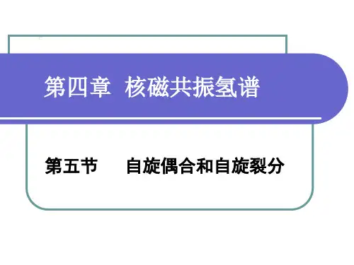 第四章-核磁共振波谱法-氢谱-第四节