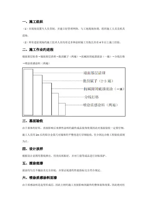 质感漆的施工方案