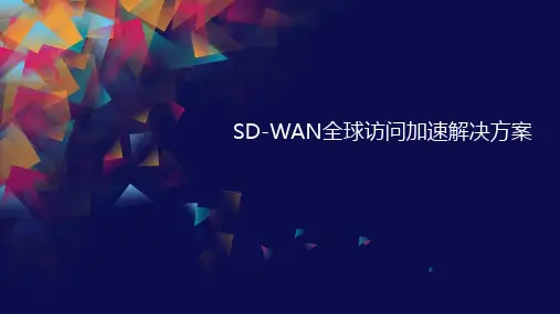 SD-WAN全球访问加速解决方案