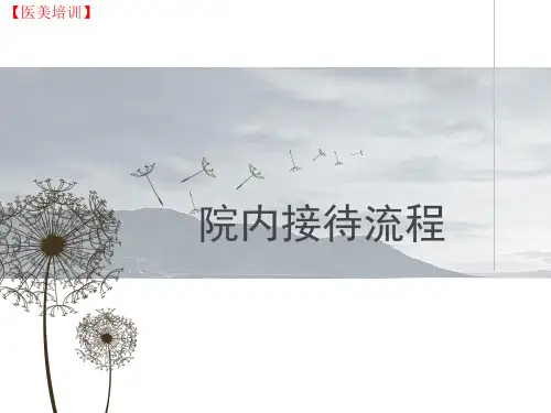 【医美培训】院内接待流程