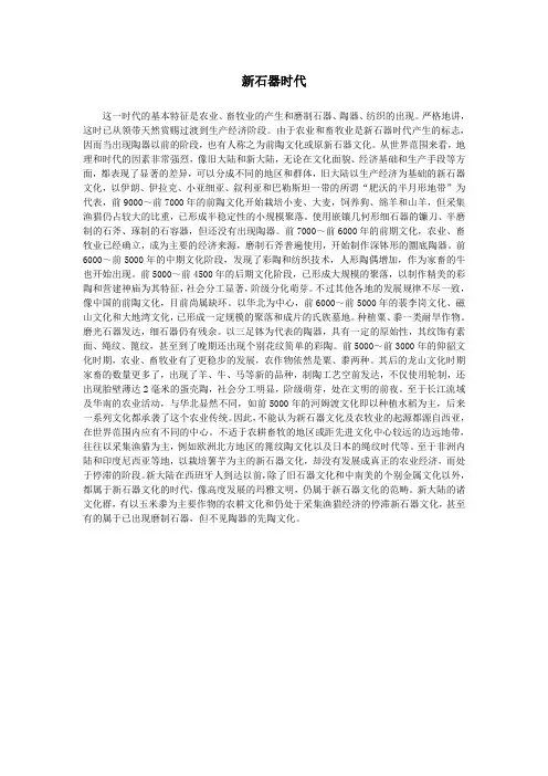 华东师大版九年级上册：人类起源与上古文明史前时期的人类