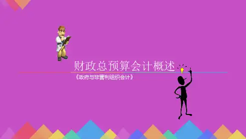 政府非营利组织会计PPT-财政总预算会计概述