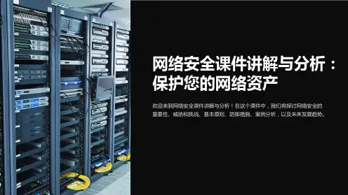 网络安全课件讲解与分析(PPT课件)