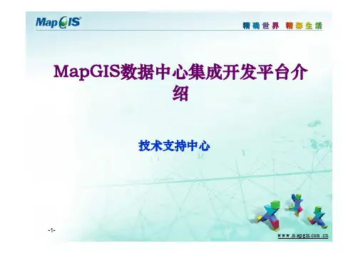 MapGIS数据中心介绍