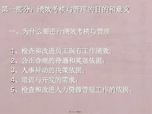 如何建立绩效考核体系