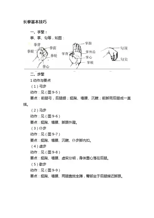 长拳基本技巧
