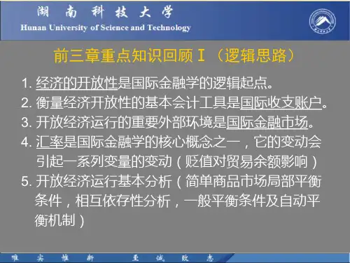 国际金融学         (第四章)