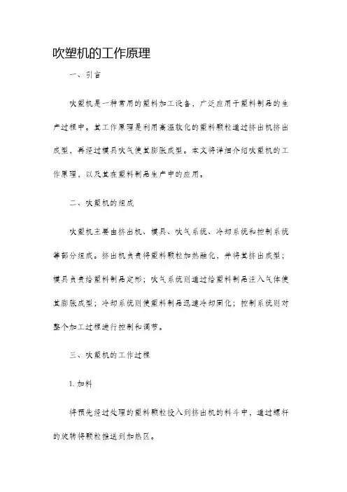 吹塑机的工作原理
