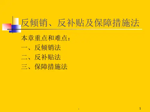 反倾销法PPT课件