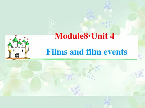 【学海导航】2015届·新课标高中英语一轮总复习课件M8 Unit 4 Films and film events(共47张PPT)