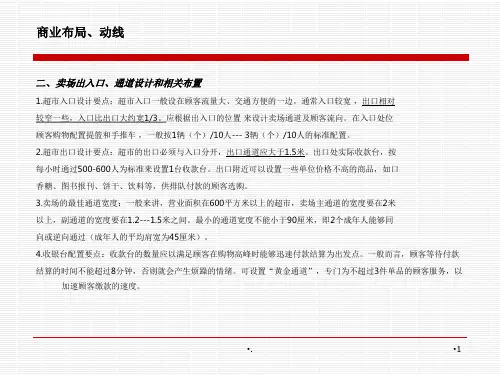 大型超市商业布局和动线.PPT