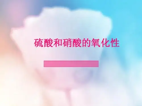 硫酸和硝酸