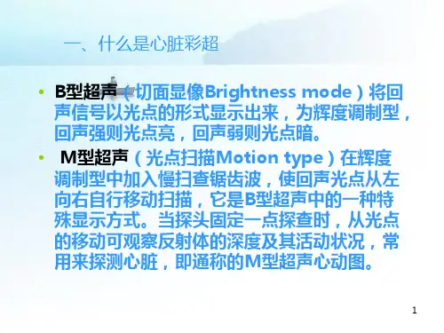 心脏彩超的判读优秀ppt课件