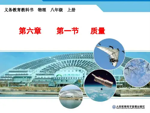 6.1《质量》课件PPT人教版物理八年级上册