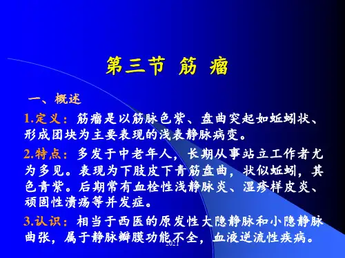 筋瘤PPT课件