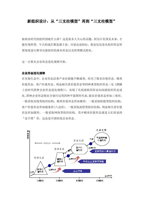 新组织设计：从“三支柱模型”再到“三支柱模型”(杨少杰)