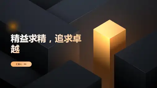 精益求精,追求卓越