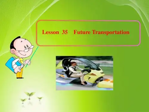 Unit5 Go with Transportation!Lesson 35精美课件(冀教版八下)