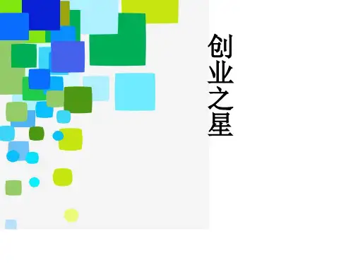创业之星ppt