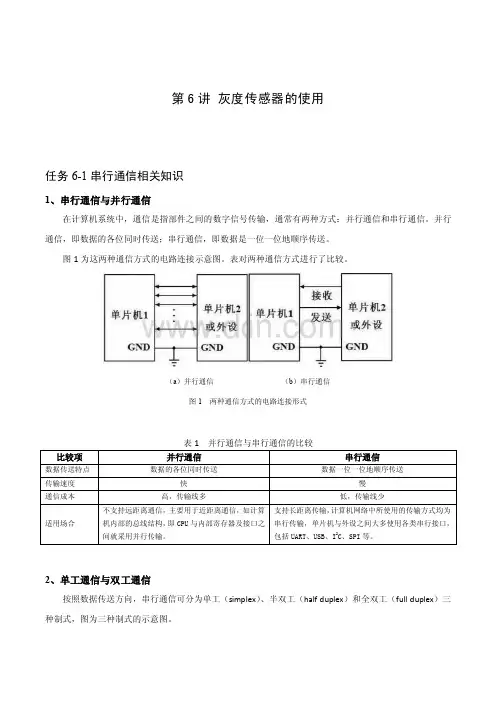 第6讲灰度传感器的使用
