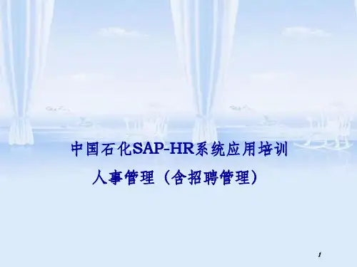 中国石化人事管理(含招聘管理)案例(ppt 41页)