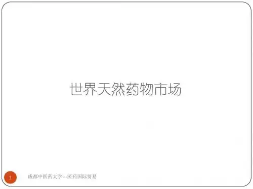 天然药物市场