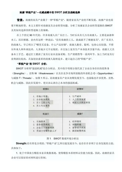 南康SWOT分析