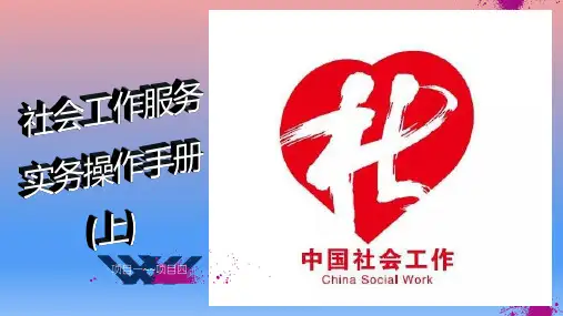 社会工作服务实务操作手册( 上)