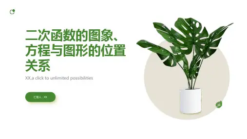 二次函数的图象、方程与图形的位置关系
