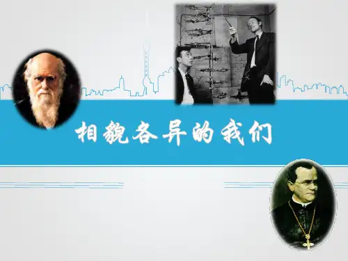 六年级上册科学-相貌各异的我们优秀课件教科版课件PPT